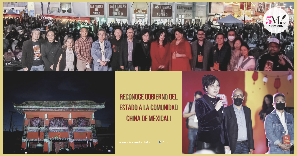 RECONOCE GOBIERNO DEL ESTADO A LA COMUNIDAD CHINA DE MEXICALI - CincoM BC