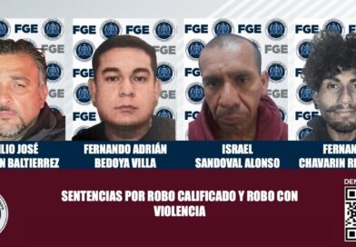 FISCALÍA GENERAL DEL ESTADO OBTIENE SENTENCIAS CONDENATORIAS EN CASOS DE ROBO CALIFICADO Y ROBO CON VIOLENCIA