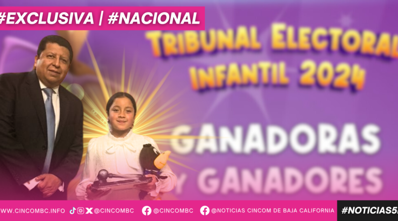 Premia el Tribunal Electoral del Poder Judicial de la Federación a Niña de Playas de Rosarito