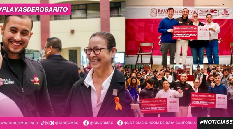 PARTICIPA PRESIDENTA ROCIO ADAME EN LA ENTREGA DE 140 BECAS A ESTUDIANTES DE PREPARATORIA Y UNIVERSIDAD