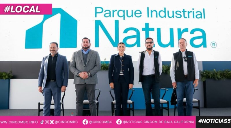 GOBERNADORA MARINA DEL PILAR DA EL BANDERAZO DE INICIO DE OBRA DEL PARQUE INDUSTRIAL NATURA EN EL SURESTE DE TIJUANA