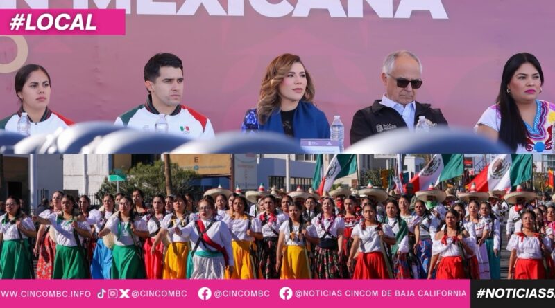 GOBERNADORA MARINA DEL PILAR ENCABEZA DESFILE CÍVICO-MILITAR EN MEXICALI POR EL 114 ANIVERSARIO DE LA REVOLUCIÓN MEXICANA