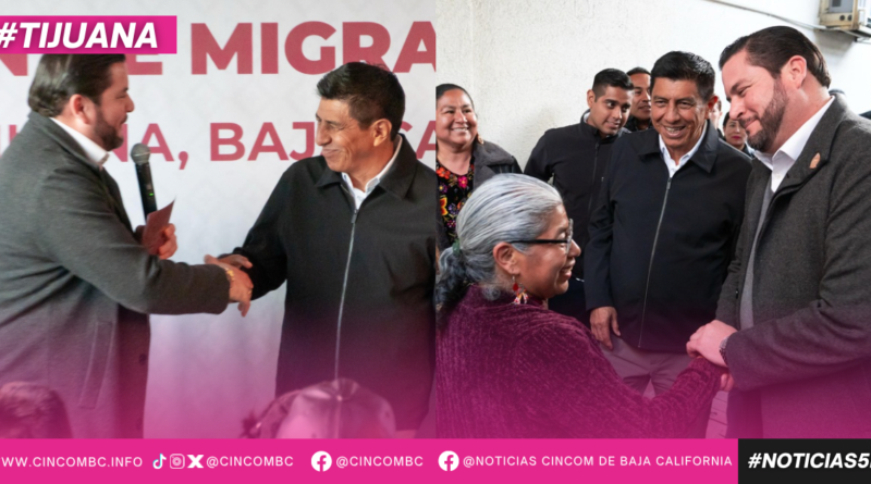 Asiste Ismael Burgueño a la inauguración de la Oficina de Enlace de la Dirección de Migración Oaxaqueña en Tijuana