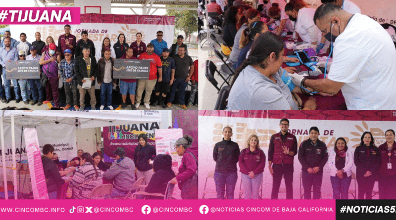Acerca XXV Ayuntamiento de Tijuana apoyos y servicios a 700 personas con la Jornada de Bienestar
