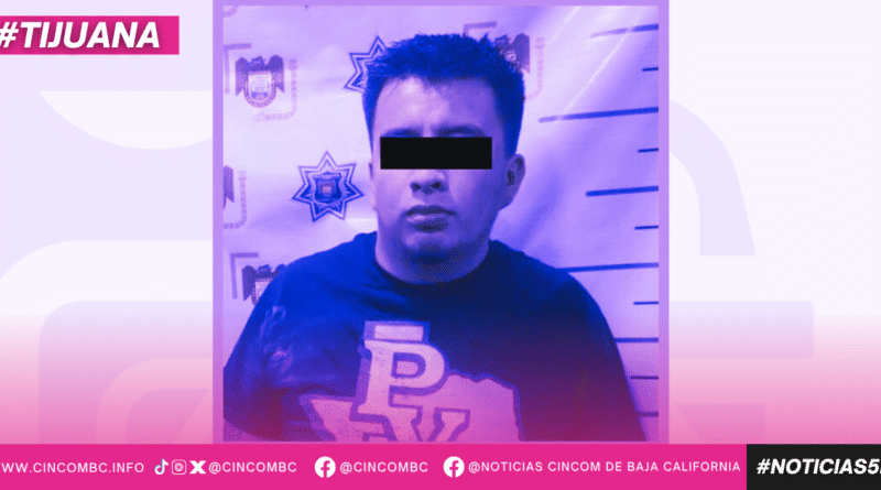 Atiende Policía Municipal de Tijuana reporte de violencia contra una mujer y detiene al presunto agresor