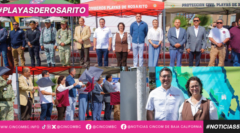 Rocio Adame da banderazo de arranque al Operativo Vacacional en Playas de Rosarito