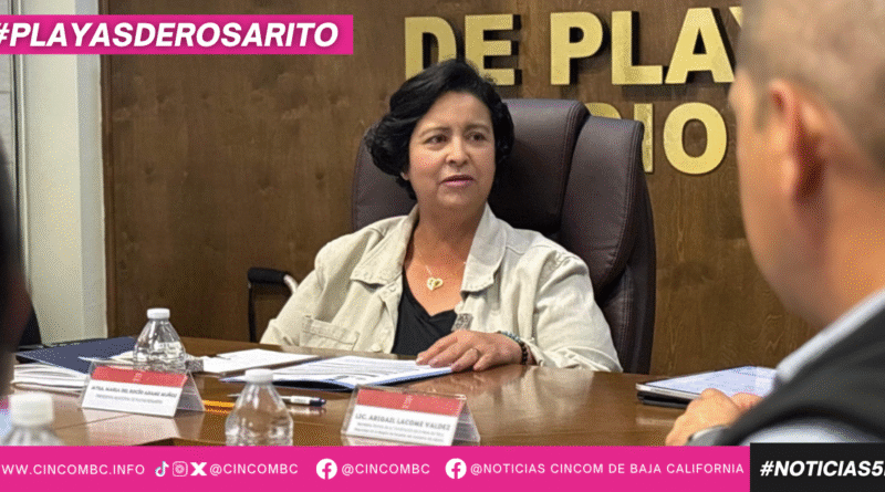 Refuerza Rocio Adame coordinación con fuerzas de seguridad ante Baja Beach Fest 2025