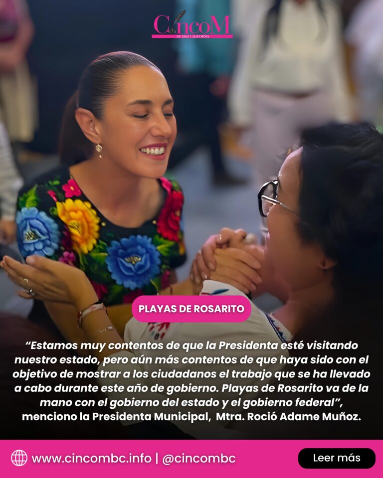 Roció Adame y Claudia Sheinbaum.
