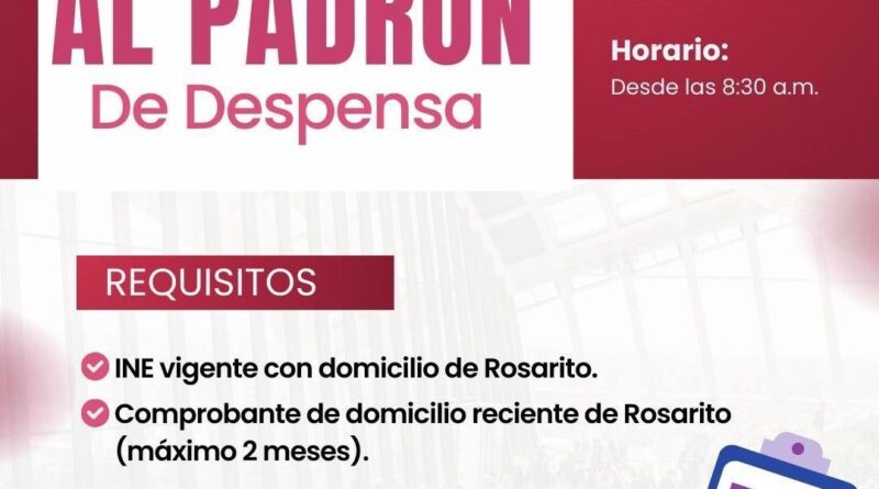DIF Municipal recibe solicitudes para Padrón de Despensas DIF Municipal recibe solicitudes para Padrón de Despensas