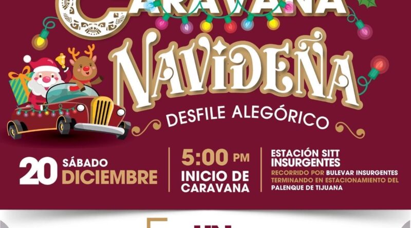 Invita Ismael Burgueño a la Caravana Navideña el próximo 20 de diciembre