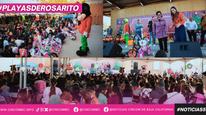 Rocío Adame Muñoz lleva la Navidad a Primo Tapia con la primera Mega Posada Comunitaria