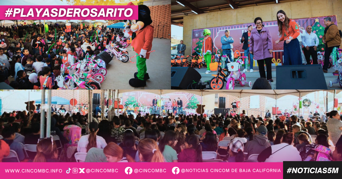 Rocío Adame Muñoz lleva la Navidad a Primo Tapia con la primera Mega Posada Comunitaria