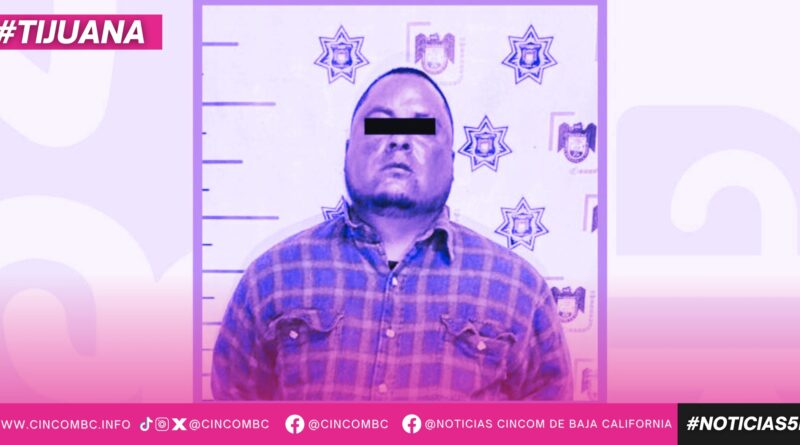 Asegura Policía Municipal de Tijuana a hombre buscado por homicidio Asegura Policía Municipal de Tijuana a hombre buscado por homicidio