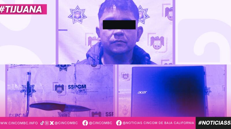 Detiene Policía Municipal de Tijuana a presunto responsable de robo con violencia en la colonia Miramar Detiene Policía Municipal de Tijuana a presunto responsable de robo con violencia en la colonia Miramar