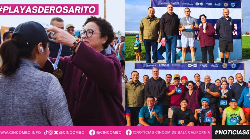 Playas de Rosarito celebra el Día Internacional del Policía con la 5ta Carrera Atlética Municipal