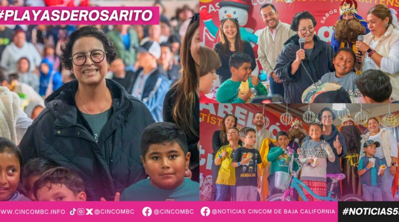 Encabeza Rocío Adame celebración de Día de Reyes para fortalecer la unión familiar en Playas de Rosarito