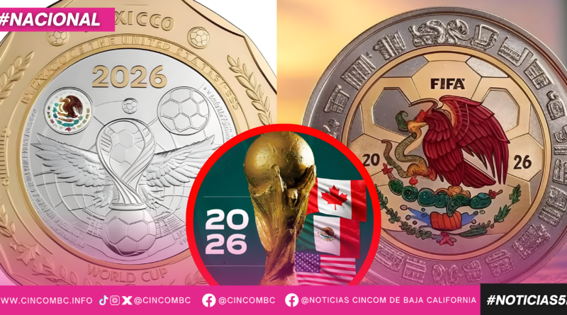 México lanza moneda conmemorativa para el Mundial 2026