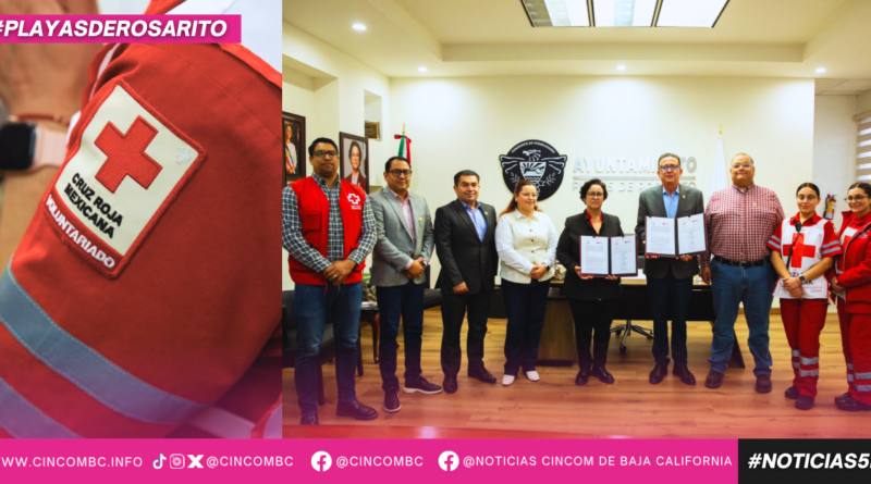 Firma el 10° Ayuntamiento de Playas de Rosarito convenio de colaboración con Cruz Roja Mexicana en beneficio de las familias rosaritenses Firma el 10° Ayuntamiento de Playas de Rosarito convenio de colaboración con Cruz Roja Mexicana en beneficio de las familias rosaritenses