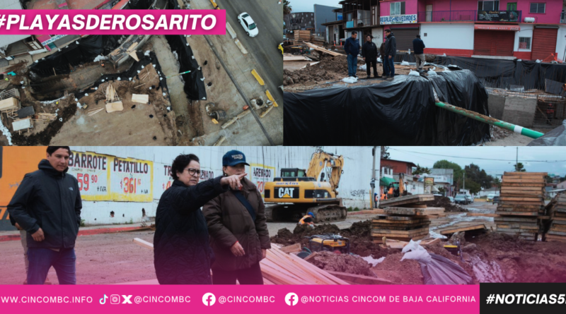 Rocío Adame supervisa avances de la obra de rehabilitación del socavón en el bulevar Hisense Rocío Adame supervisa avances de la obra de rehabilitación del socavón en el bulevar Hisense