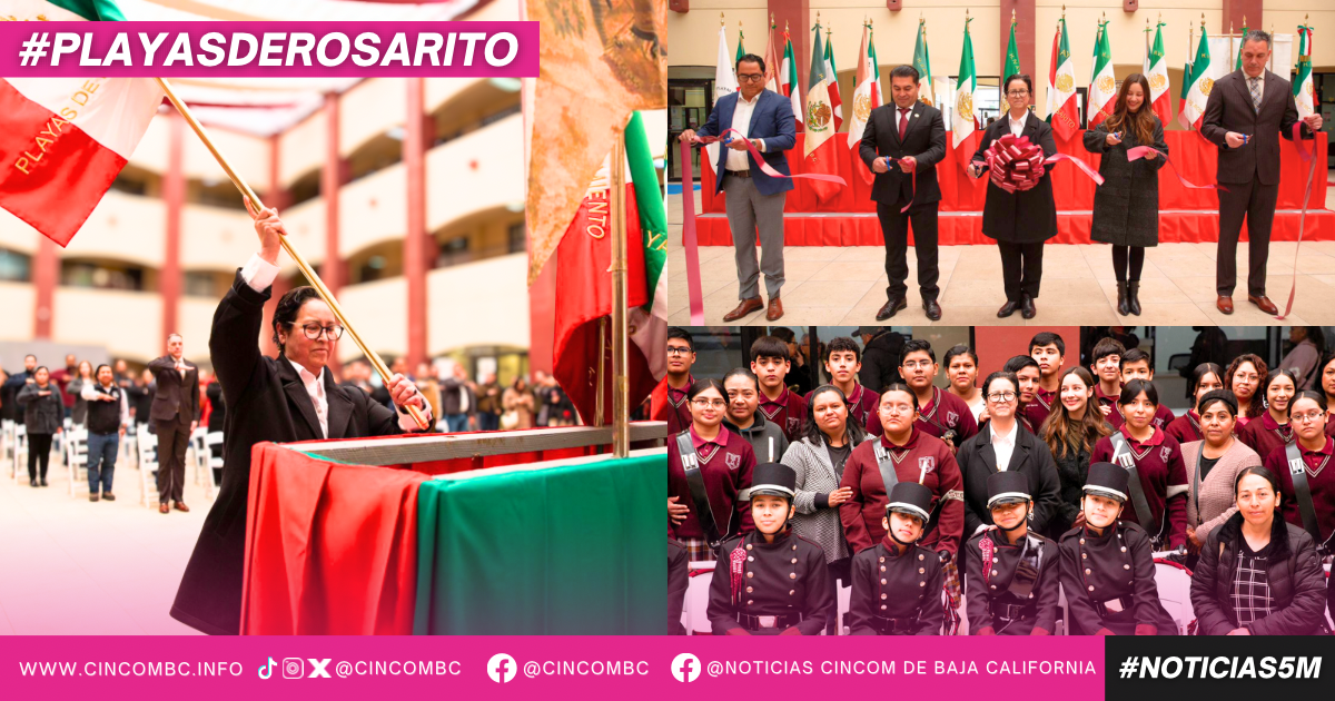 Rocío Adame reafirma el respeto a los símbolos patrios con la Exhibición de Banderas en Palacio Municipal