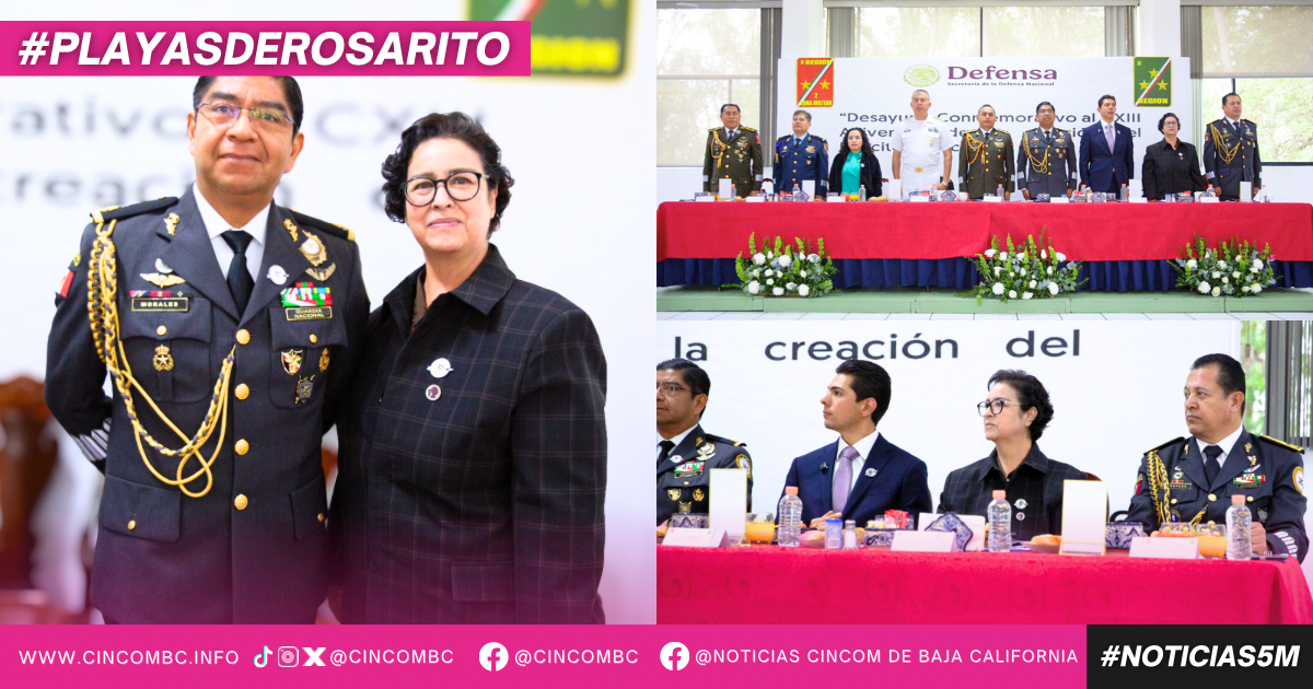 Rocío Adame reconoce la trayectoria del Ejército Mexicano en evento conmemorativo