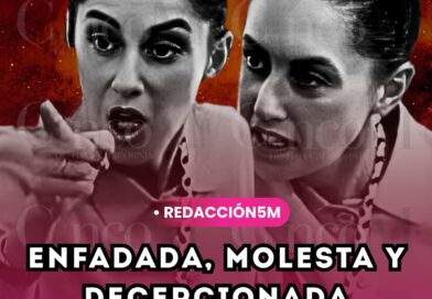 Enfadada, molesta y decepcionada