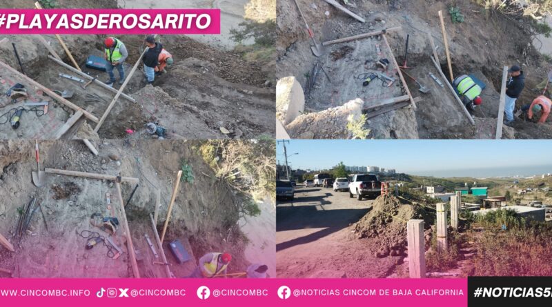 Ayuntamiento de Playas de Rosarito informa sobre cierre vial y rutas alternas por trabajos en socavón de Real Rosarito