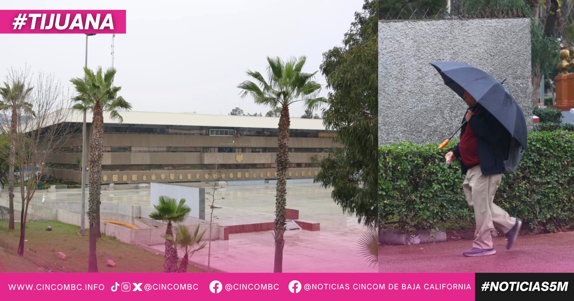 Anuncia XXV Ayuntamiento de Tijuana pronóstico de lluvias a partir del lunes en la región