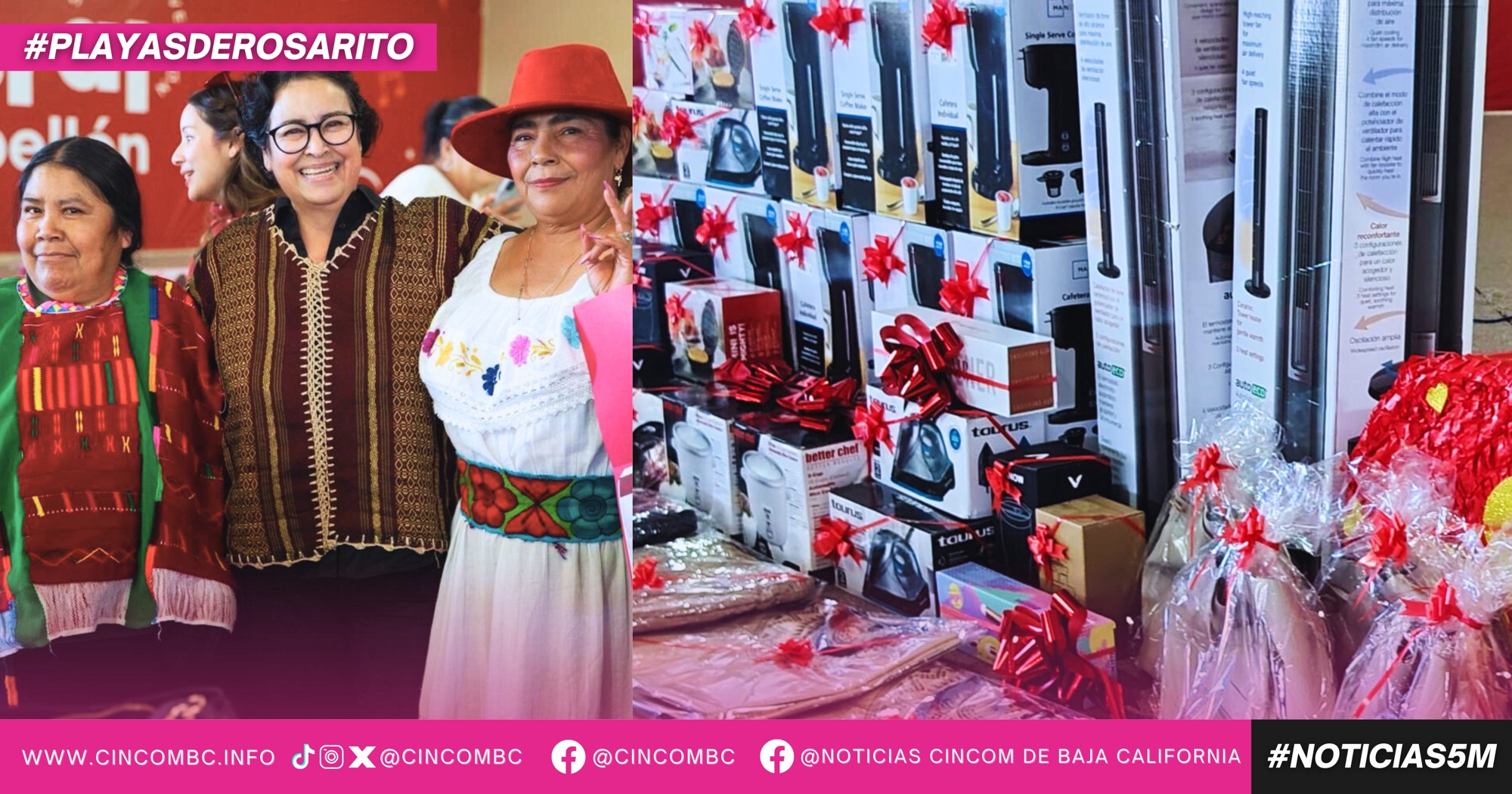 Con convivencia y cercanía ciudadana, la alcaldesa Rocio Adame Muñoz conmemora el Día del Amor y la Amistad con un desayuno para las comunidades de Playas de Rosarito