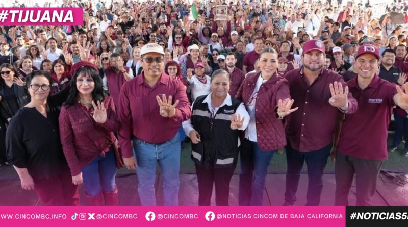 Morena Baja California refrenda unidad y respaldo ciudadano en defensa de la soberanía nacional