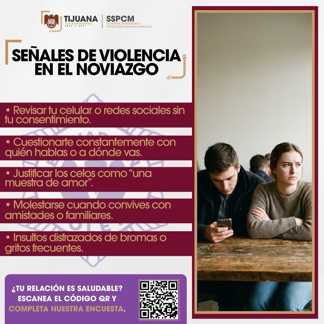 Promueve SSPCM identificación de señales de violencia en el noviazgo