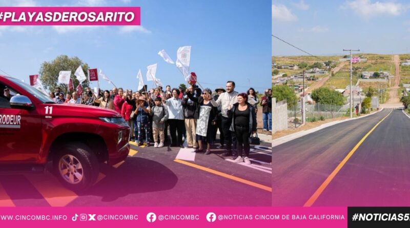 Presidenta Rocío Adame Muñoz inaugura obra de pavimentación en la colonia Colinas del Volcán