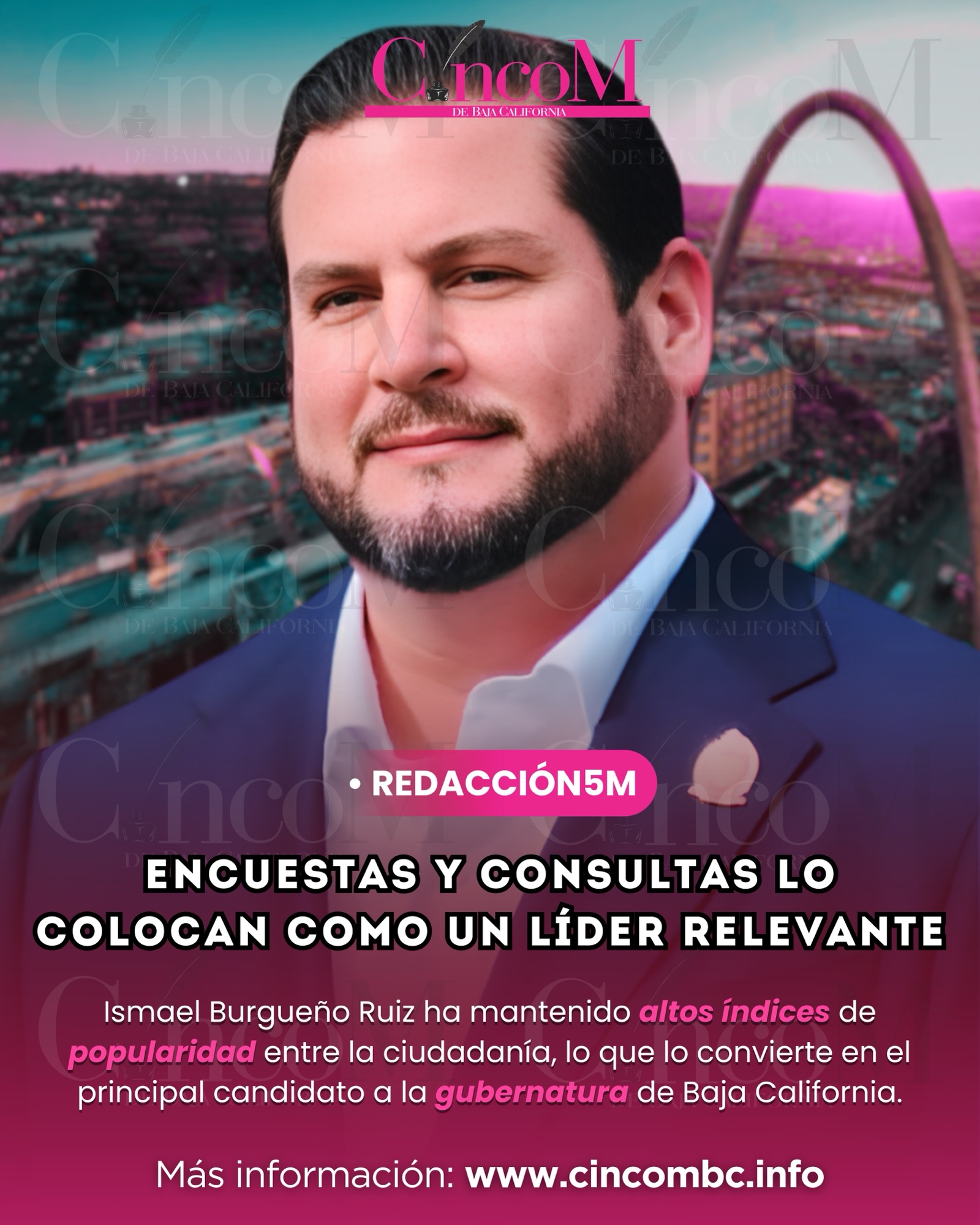 ENCUESTAS Y CONSULTAS LO COLOCAN COMO UN LÍDER RELEVANTE