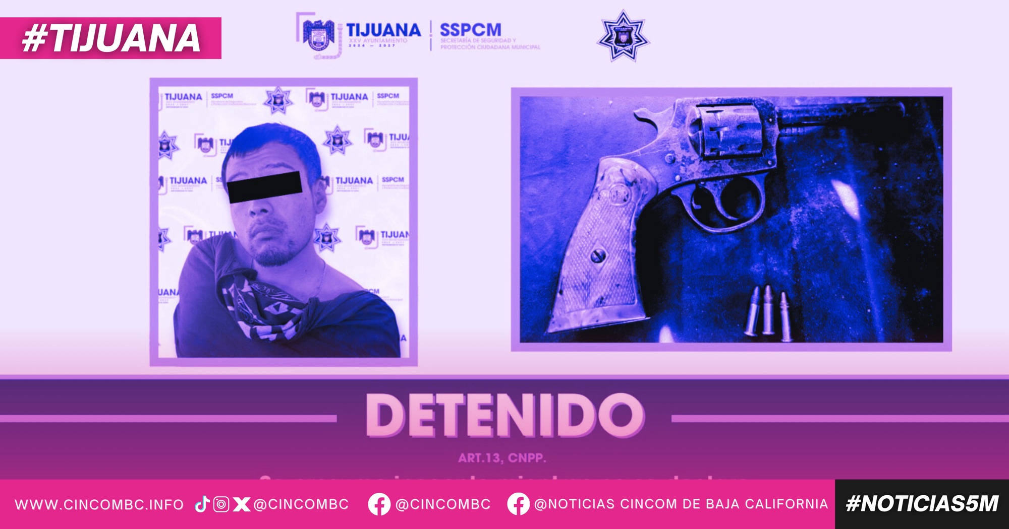 Asegura Policía Municipal a presunto responsable de robo de vehículo tras persecución en bulevar Cuauhtemoc