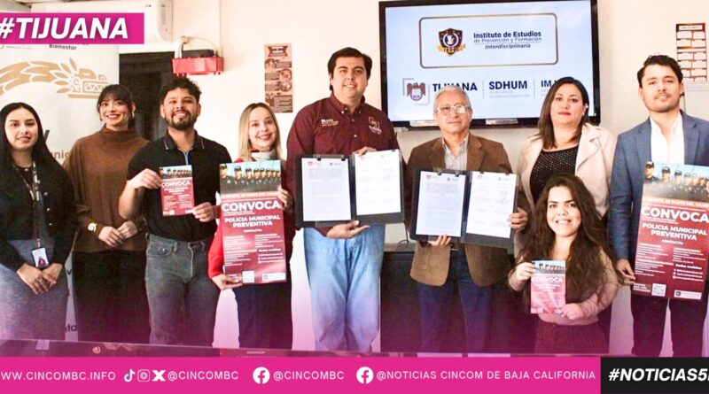 Firma Gobierno Municipal alianzas estratégicas para el desarrollo de la juventud tijuanense