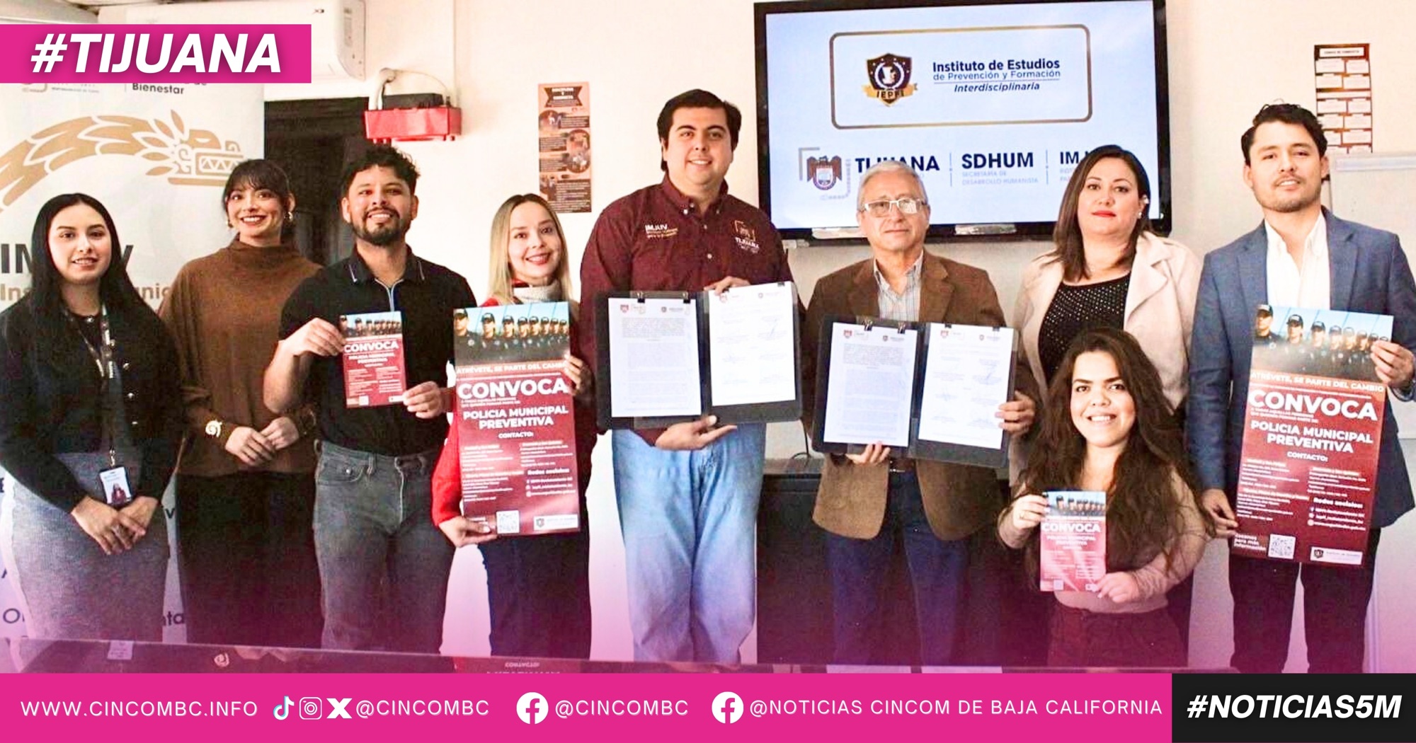 Firma Gobierno Municipal alianzas estratégicas para el desarrollo de la juventud tijuanense