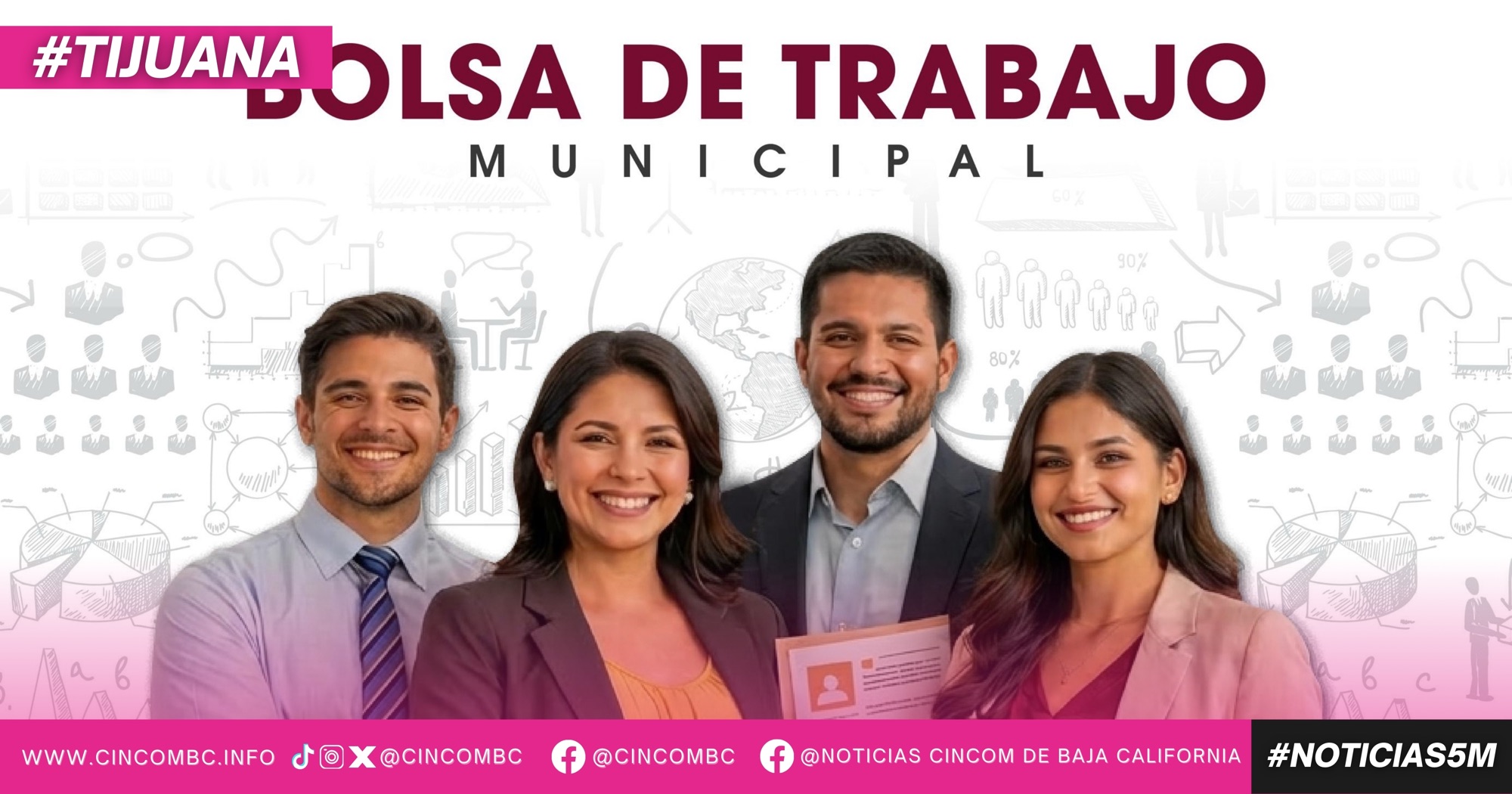 Impulsa Gobierno Municipal de Tijuana oportunidades de empleo a través de Bolsa de Trabajo