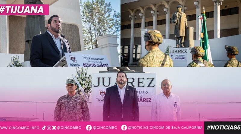 Encabeza presidente municipal Ismael Burgueño la ceremonia conmemorativa del 220 Aniversario del natalicio de Benito Juárez García Encabeza presidente municipal Ismael Burgueño la ceremonia conmemorativa del 220 Aniversario del natalicio de Benito Juárez García
