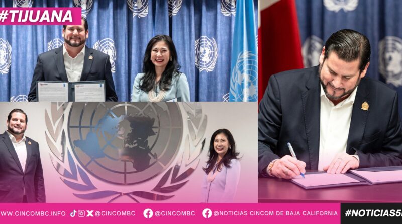 Firma Ismael Burgueño acuerdo de colaboración con el Programa de las Naciones Unidas para el Desarrollo