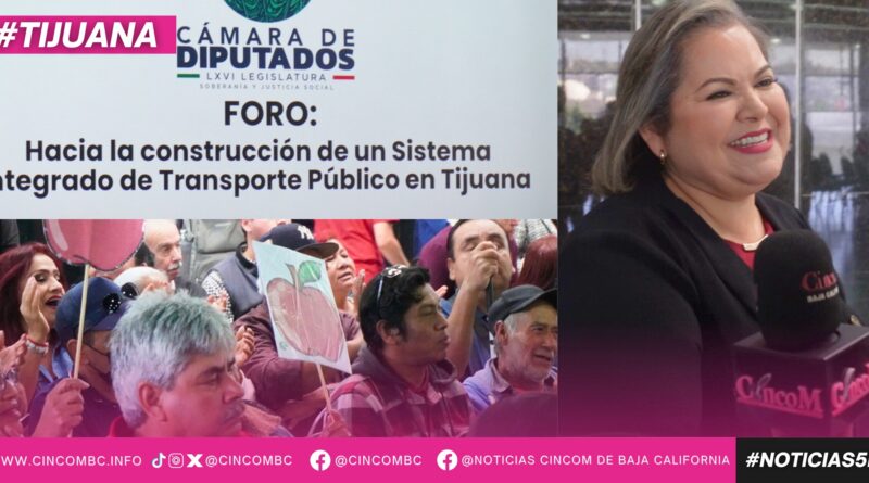 TRANSPORTE PÚBLICO EFICIENTE, SOSTENIBLE E INCLUSIVO, LA LLAVE PARA TRANSFORMAR LA CALIDAD DE VIDA DIARIA DE LOS TIJUANENSES : EVA MORENO