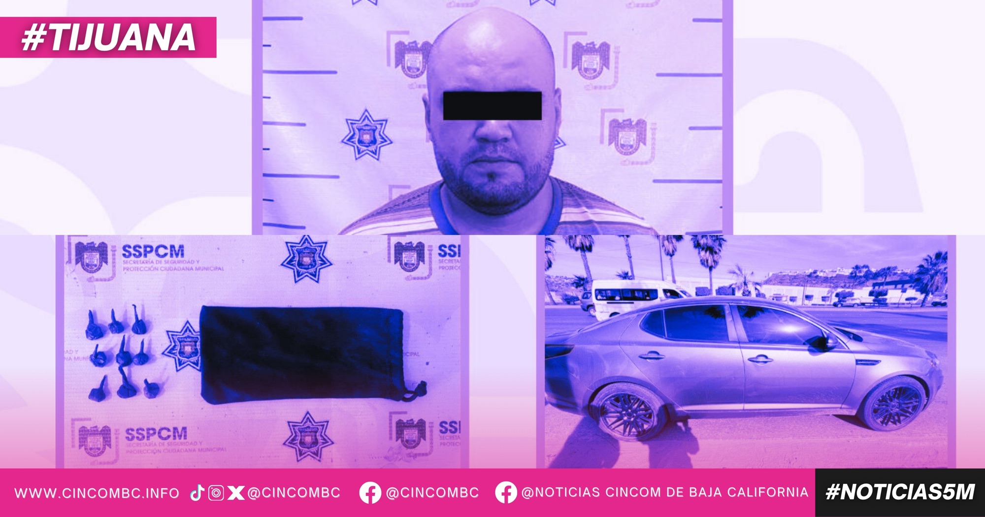 Detiene Policía Municipal a persona con vehículo relacionado en homicidio calificado y delitos contra la salud