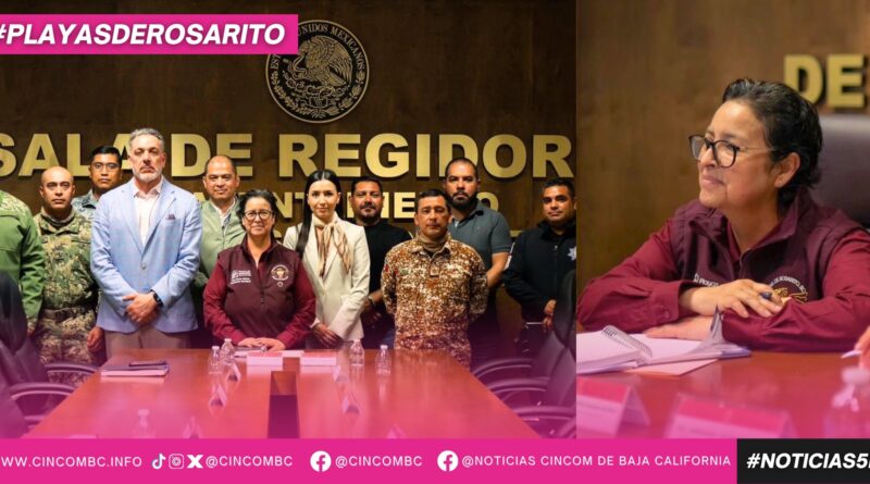 Coordinación interinstitucional refuerza la seguridad y prevención del delito en Playas de Rosarito Coordinación interinstitucional refuerza la seguridad y prevención del delito en Playas de Rosarito