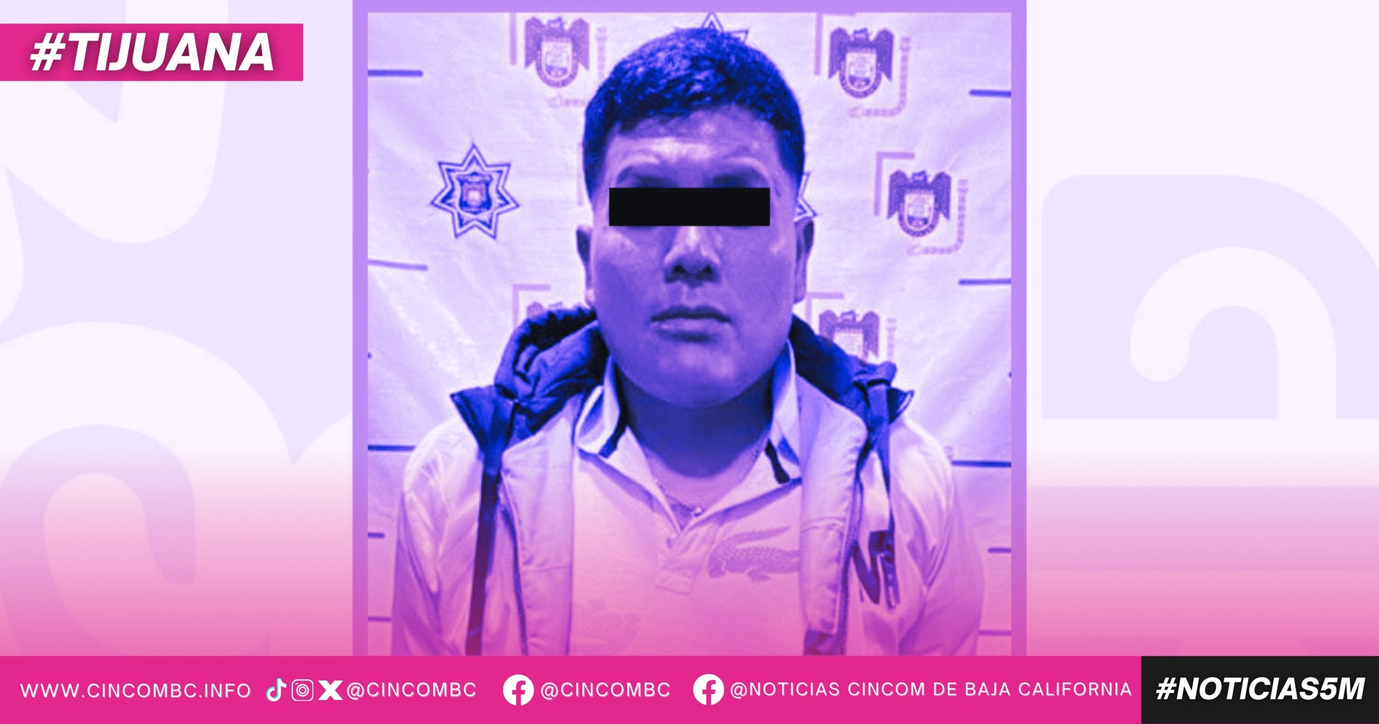 Arresta Policía Municipal de Tijuana a sujeto por homicidio doloso con arma punzocortante en Mariano Matamoros Norte