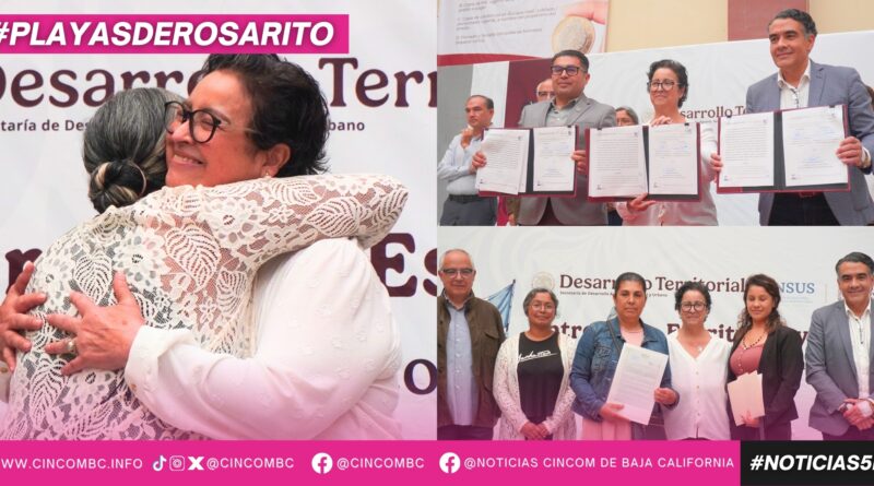 Gobierno de Rosarito fortalece la certeza jurídica con entrega de 50 escrituras y firma de convenio con INSUS Gobierno de Rosarito fortalece la certeza jurídica con entrega de 50 escrituras y firma de convenio con INSUS