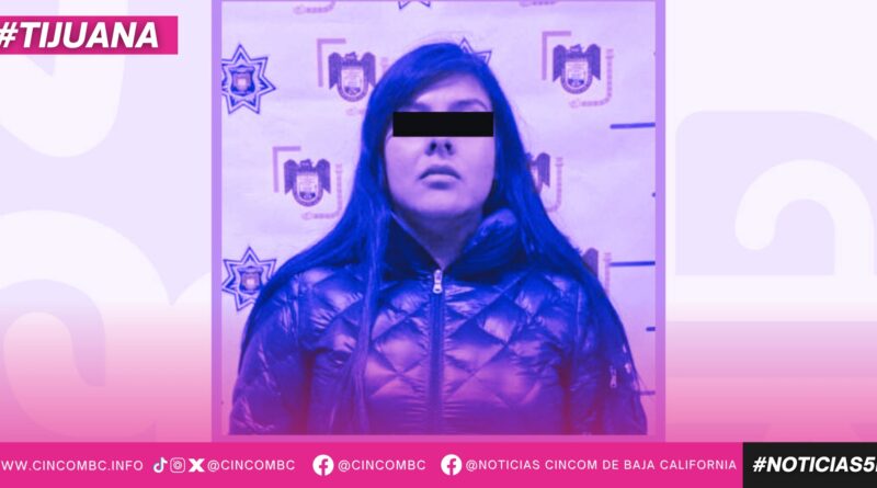Asegura Policía Municipal de Tijuana a mujer por el delito de lesiones en la colonia Rancho La Higuerita Asegura Policía Municipal de Tijuana a mujer por el delito de lesiones en la colonia Rancho La Higuerita
