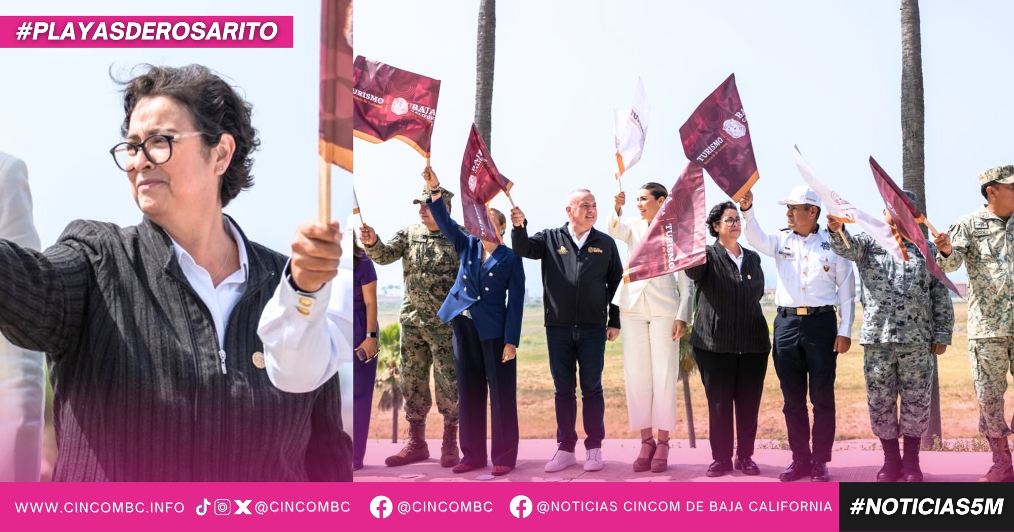 Gobierno de Rosarito participa en operativo estatal para una Semana Santa segura