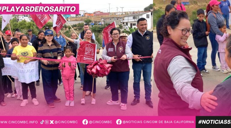 Inaugura Presidenta Rocio Adame Muñoz pavimentación de vialidades en Primo Tapia
