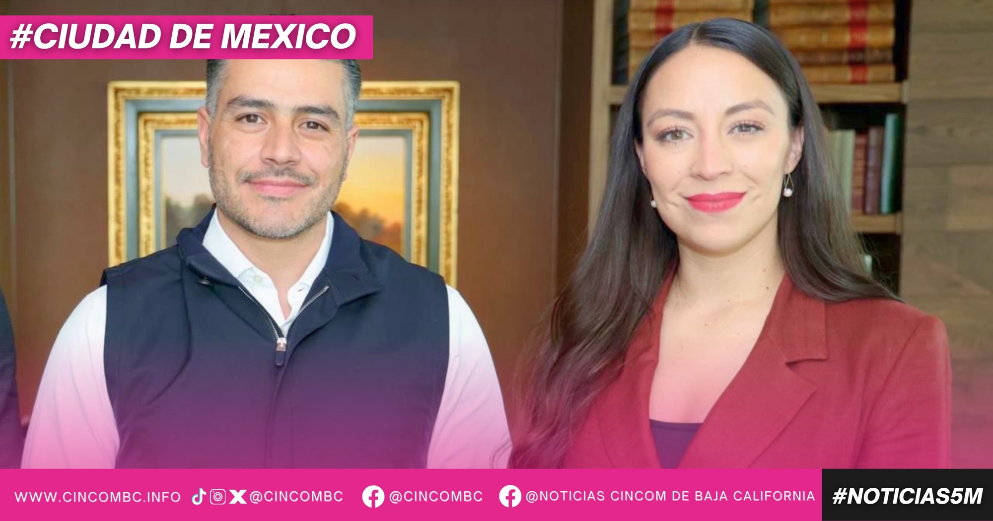 Julieta Ramírez y Omar García Harfuch estrechan colaboración para fortalecer la estrategia de seguridad en Baja California