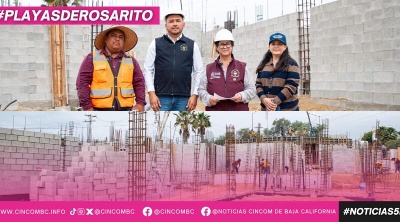 Alcaldesa Rocio Adame Muñoz supervisa avances de la construcción de la Delegación Primo Tapia
