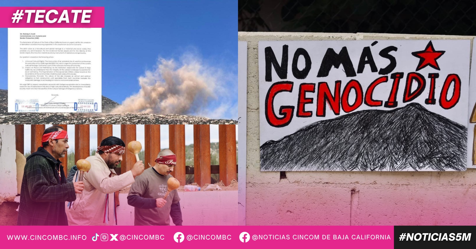 DESATAN EXPLOSIONES LITIGIO INTERCULTURAL